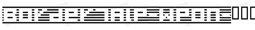 Border7Alp-Wpon字体转换