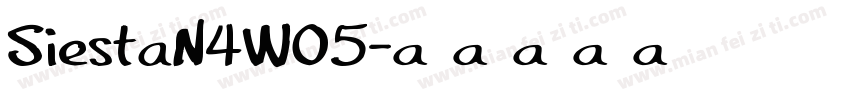 SiestaN4W05字体转换