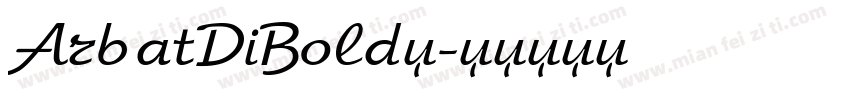ArbatDiBold◆字体转换