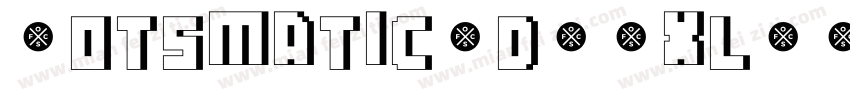 Botsmatic3d-Exl8字体转换