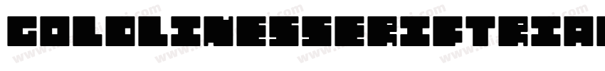 goldlinesseriftrial-regular字体转换