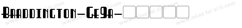 Braddington-Ge9a字体转换