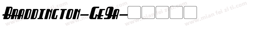 Braddington-Ge9a字体转换