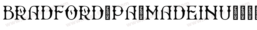 BRADFORD,PA,MADEINU.字体转换