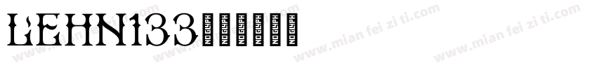 LEHN133字体转换