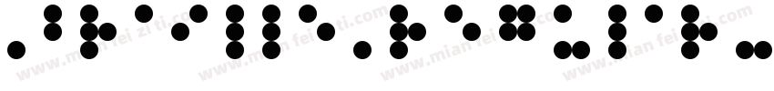 BrailleRegular-W5X9字体转换
