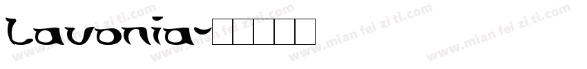lavonia字体转换