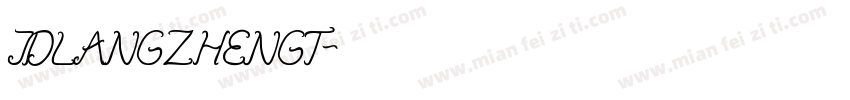 JDLANGZHENGT字体转换