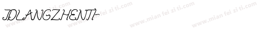 JDLANGZHENTI字体转换
