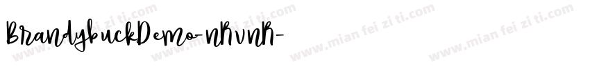 BrandybuckDemo-nRvnR字体转换