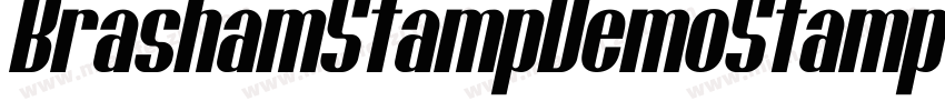 BrashamStampDemoStamp-vmnME字体转换