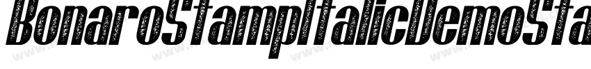 BonaroStampItalicDemoStampItalic-Wyp6G字体转换