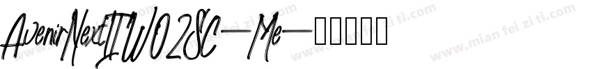 AvenirNextLTW02SC-Me字体转换