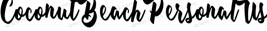 CoconutBeachPersonalUse字体转换