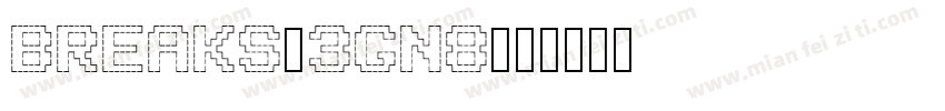 Breaks-3Gn8字体转换