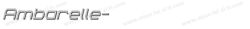 Ambarelle字体转换