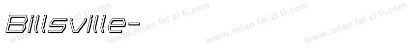 Billsville字体转换