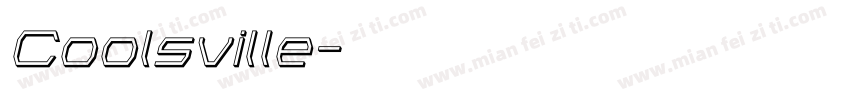 Coolsville字体转换