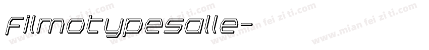 filmotypesalle字体转换