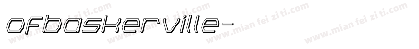 ofbaskerville字体转换