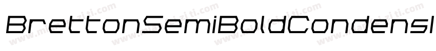 BrettonSemiBoldCondensItal-qGYq字体转换