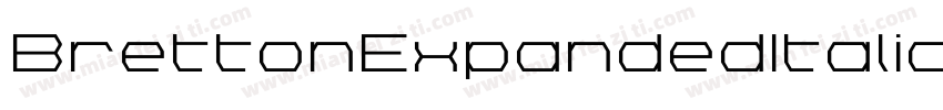 BrettonExpandedItalic-a4aE字体转换
