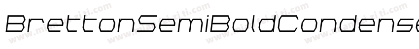 BrettonSemiBoldCondensed-A3mg字体转换
