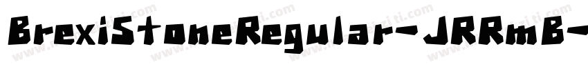 BrexiStoneRegular-JRRmB字体转换