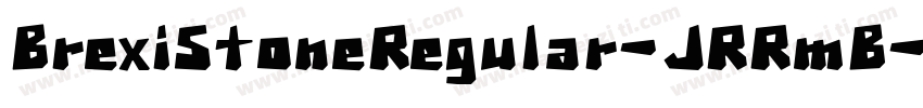 BrexiStoneRegular-JRRmB字体转换