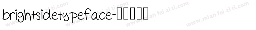 brightsidetypeface字体转换