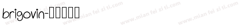 brigovin字体转换