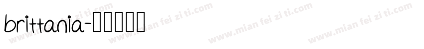 brittania字体转换