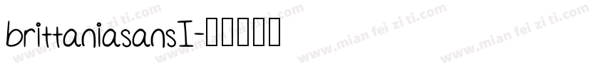 brittaniasansI字体转换