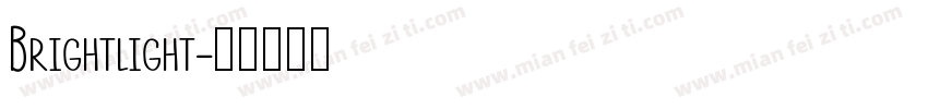 Brightlight字体转换