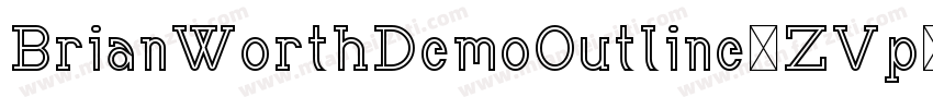 BrianWorthDemoOutline-ZVp83字体转换