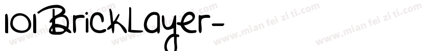 101BrickLayer字体转换
