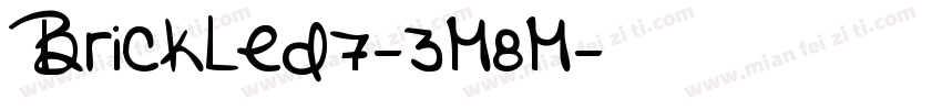BrickLed7-3M8M字体转换