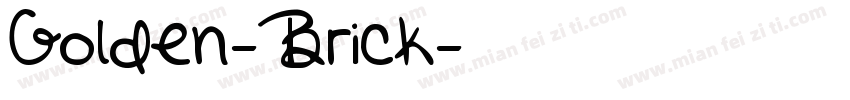 Golden-Brick字体转换