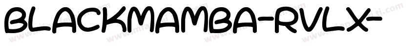 BlackMamba-rVlx字体转换