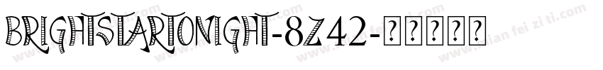 BrightStarTonight-8z42字体转换