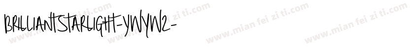 BrilliantStarlight-ywYw2字体转换