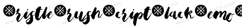 BristleBrushScriptBlackDemo-KRRX字体转换