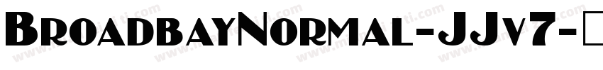 BroadbayNormal-JJv7字体转换