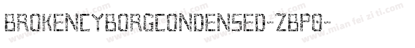 BrokenCyborgCondensed-zBp0字体转换