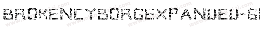 BrokenCyborgExpanded-6l6g字体转换