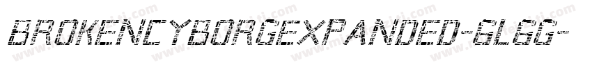 BrokenCyborgExpanded-6l6g字体转换