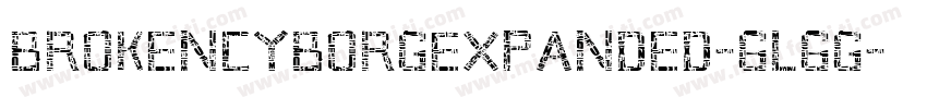 BrokenCyborgExpanded-6l6g字体转换