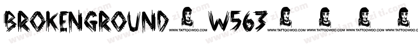 BrokenGround-w563字体转换