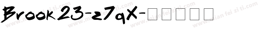 Brook23-z7qX字体转换