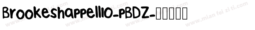 Brookeshappell10-pBDZ字体转换